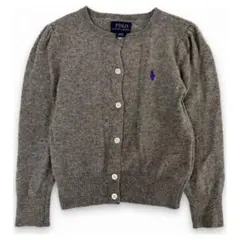 ポロラルフローレン キッズ カーディガン グレー 4/4T