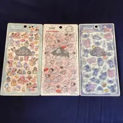 【正規品】プチドロップステッカー ディズニー 3種セット