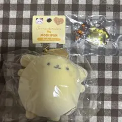 サンリオ　ポムポムプリン　マスコット　ぬいぐるみ　キーホルダー　ガチャ