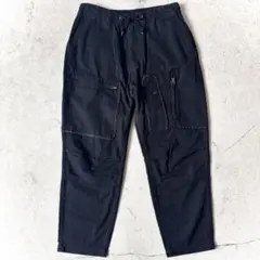 ロックス× サージュデクレ 別注 マルチポケット カーゴパンツ ウエストゴム黒のサムネイル