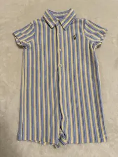 襟付きロンパース