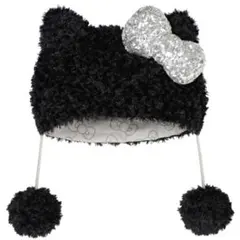 キティ　帽子　ユニバ　USJ 黒