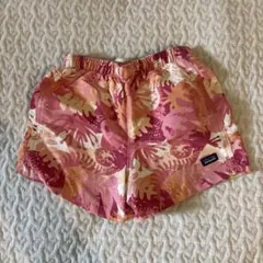 patagonia ハーフパンツ 2T ピンク花柄