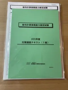 2024年 給与計算実務能力検定1級 模擬試験講座セット＋公式テキスト 2024年度版 給与計算実務能力検定®1級公式テキスト | 一般社団