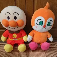 アンパンマン&ドキンちゃん ぬいぐるみ(大)セット