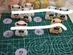 クマのデコレーションパーツ 5個セット