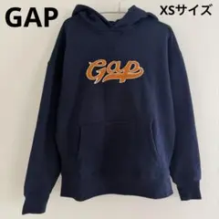 GAP ギャップ ロゴパーカー フード付きトレーナー 裏起毛 XSサイズ