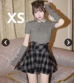 トリートユアセルフ Ribbon pleats frill mini skirt - メルカリ