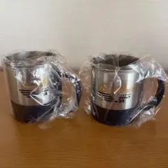 ステンレス製マグカップ2個セット
