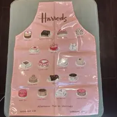 Harrods エプロン ケーキ柄 PVCコーティング ★難あり！確認！のサムネイル
