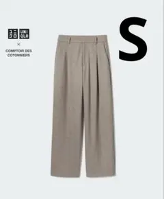 ブラッシュドジャージーワイドパンツ ワイドパンツ