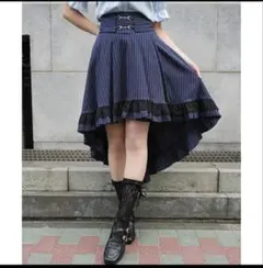 axes femmePOETIQUE　スカート　ネイビー　紺　ストライプのサムネイル