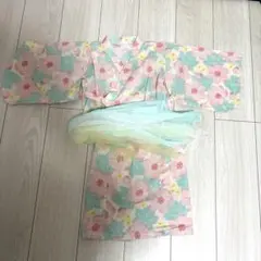Combimini 浴衣ドレス 110cm 花柄のサムネイル