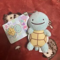 へんしん！メタモン ゼニガメ ぬいぐるみ キーチェーン