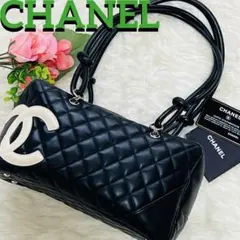 廃盤品‼️CHANEL シャネル ボーリングバッグ カンボンライン 黒 ブラック