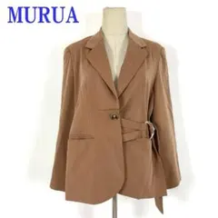 MURUA ムルーア ジャケット 裏地有 茶色 F C4459のサムネイル
