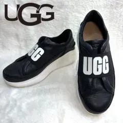 【美品】UGG Libu Logo アグ リブ ロゴ　スリッポン　スニーカー