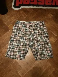 stussyパッチワーク チェック柄 ハーフパンツ ショートパンツのサムネイル