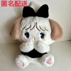 mikko BLACK RIBBON BIGぬいぐるみ　スフレ