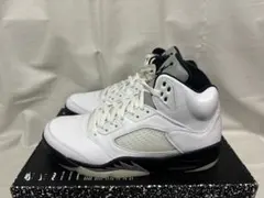 nike air jordan 5 retro white black 27.5