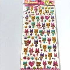 シール 平成レトロ ぷっくり キラつや