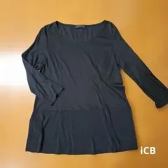 ほぼ新品！iCB ブラック 長袖 Tシャツ チュニック L
