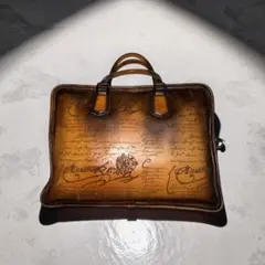 【極上の経年変化】木村工房 Kimura handmade カリグラフィ バッグのサムネイル