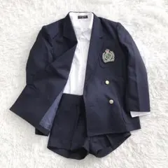 【日本製】YORKLET Boys フォーマルスーツ 3点セット 紺 130cm