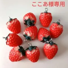 【ここあ様専用】いちごチャーム 10個セット