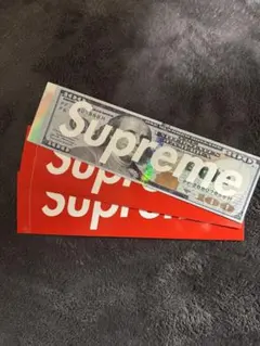 Supreme ノベルティーステッカー　ドル札
