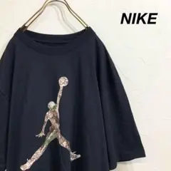 極美品 NIKE AIR Jordan ビッグロゴ tシャツ ブラック