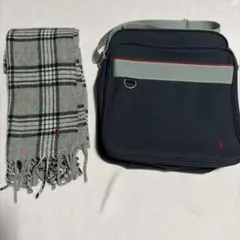 スクールバッグ ショルダー&マフラー ネイビー イーストボーイ EASTBOY