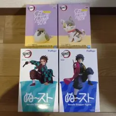 鬼滅の刃 ぬースト フィギュア 竈門炭治郎 冨岡義勇 チュン太郎 茶々丸