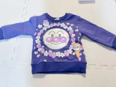アンパンマン 紫色 スウェット トレーナー