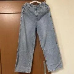 グローバルワーク　GOODデニムバギーパンツ　L