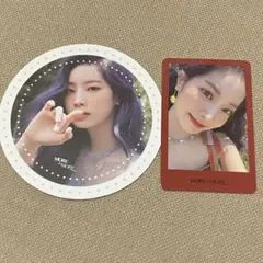 TWICE MORE&MORE ダヒョン トレカ コースター セット