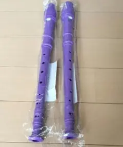 新品　カラフルリコーダーセット　紫のサムネイル