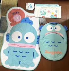 ハンギョドン　座椅子　マット　タオル　ハンカチ　プラスチックグラス　セット