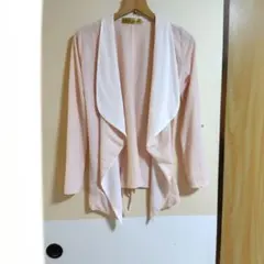 セシルマクビー　薄ピンクカーディガンジャケット　長袖カーディガン