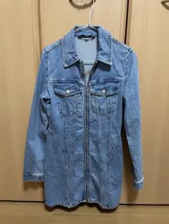 ZARAデニムワンピース長袖