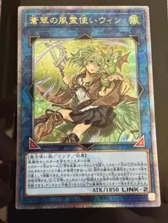 遊戯王 蒼翠の風霊使いウィン クォーターセンチュリーシークレットのサムネイル
