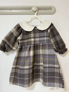 aosta / wool check dress