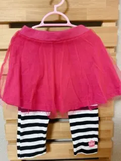 ウルトラストレッチ チュール付スカッツ 7分丈 babydoll