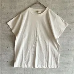 イネド INED フレンチスリーブ Tシャツ ホワイト 綿100% サイズ9のサムネイル