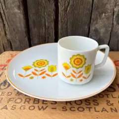 ARABIA Finland オレンジ柄 キャニスター 陶器製 - メルカリ