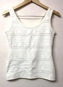 シャネル CHANEL ニット タンクトップ ノースリーブ ココマーク CCのサムネイル