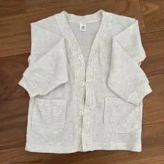 デビロック　カーディガン　白　120cm