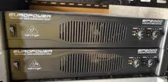 BEHRINGER ベリンガー ステレオパワーアンプ 2台のサムネイル