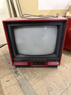 NEC カラーテレビジョン受信機　C-15z12v 赤色ブラウン管テレビ 96年製中古 NEC カラーテレビジョン受信機 C-14R5型 IC・トランジスタ