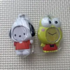 サンリオ　フォトフレームマスコット2 けろけろけろっぴ&ポチャッコ2種セット
